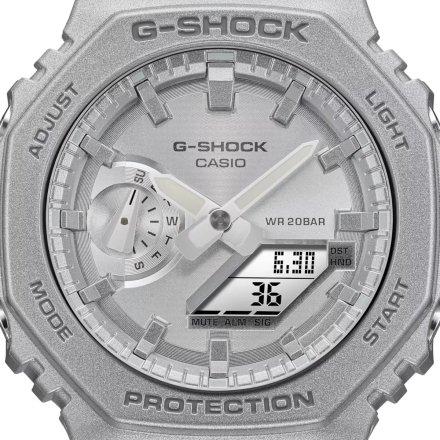 Srebrny zegarek Casio G-Shock Metallic GA-2100FF-8AER