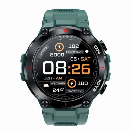 GRAVITY GT8-3 zielony smartwatch męski z GPS