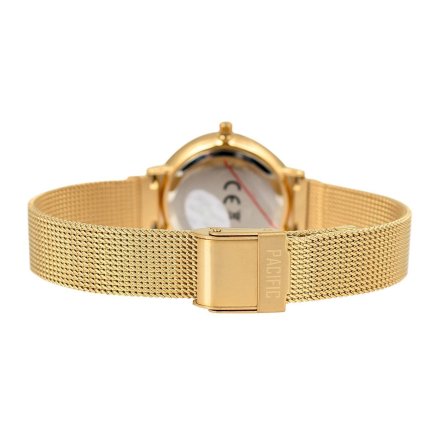 Złoty damski zegarek z bransoleta mesh PACIFIC X6099-07