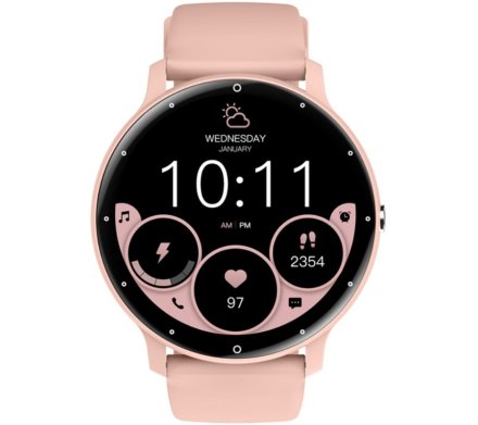 Smartwatch z funkcją rozmowy Rubicon RNCF16 różowy SMARUB265