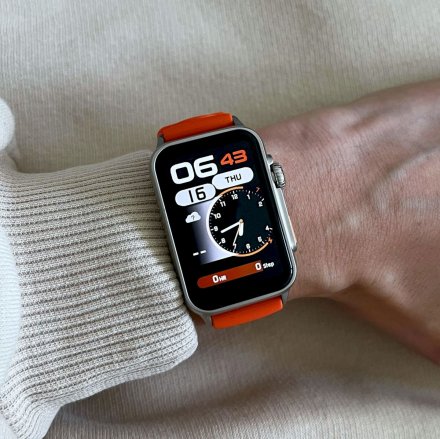 Smartwatch z funkcją rozmowy Rubicon RNCF06 Pomarańczowy SMARUB221