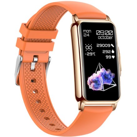 Smartwatch Opaska Rubicon RNCF04 Pomarańczowy silikon SMARUB226