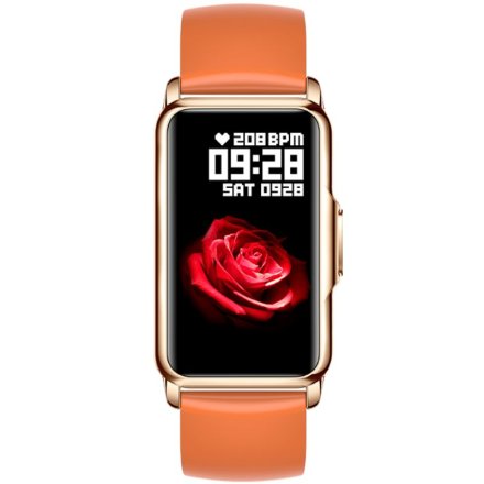 Smartwatch Opaska Rubicon RNCF04 Pomarańczowy silikon SMARUB226