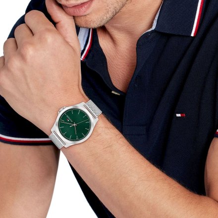 Zegarek męski Tommy Hilfiger Norris z zieloną tarczą 1710548 
