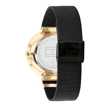 Czarno-złoty zegarek damski Tommy Hilfiger Lidia na bransolecie 1782540