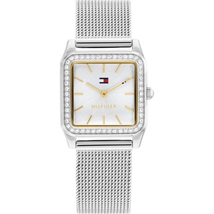 Zegarek Damski Tommy Hilfiger Toni 1782608 srebrny kwadratowy