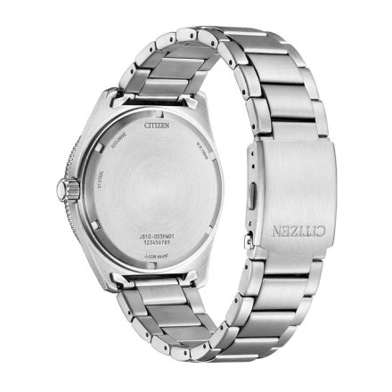 Srebrny zegarek męski Citizen AW1760-81E na bransolecie Eco Drive