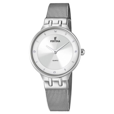 Srebrny zegarek damski Festina Mademoiselle F20597/1 srebrna