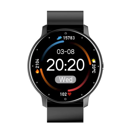 GRAVITY GT1-3 czarny smartwatch z pomiarem ciśnienia
