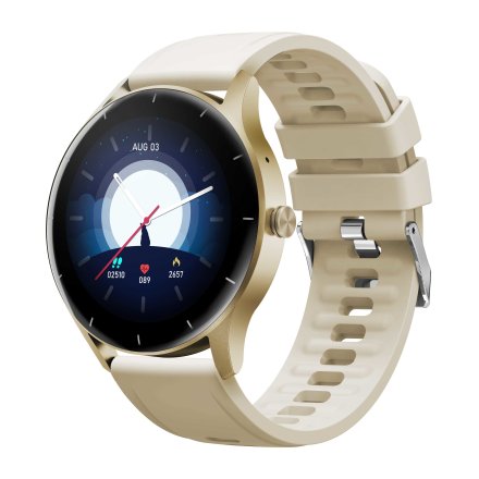 GRAVITY GT2-4 złoty smartwatch damski z funkcją rozmowy