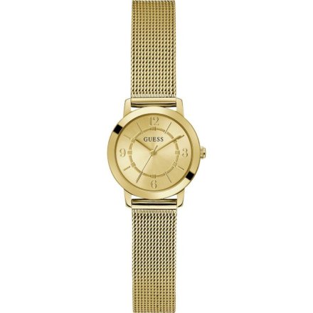 Złoty zegarek damski Guess Melody z bransoletką GW0666L2