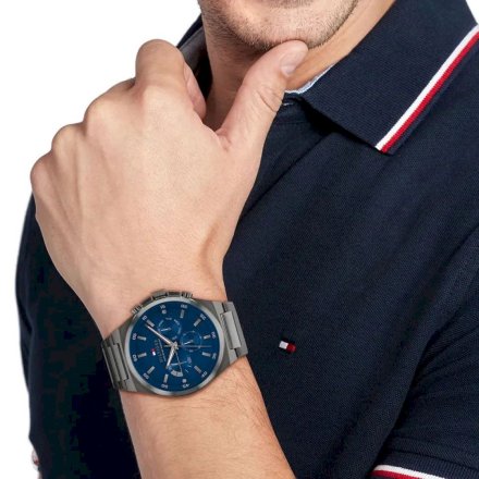 Zegarek Męski Tommy Hilfiger Dexter 1792089 z niebieską tarczą