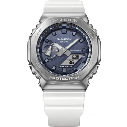 Srebrno-niebieski zegarek Casio G-Shock Sparkle of Winter GM-2100WS-7AER