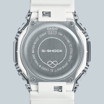 Srebrno-niebieski zegarek Casio G-Shock Sparkle of Winter GM-2100WS-7AER