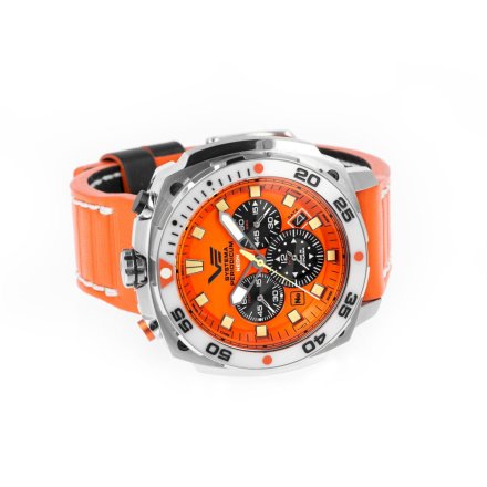 Zegarek Vostok Europe Systema Periodicum Neon pomarańczowy VK67-650A723