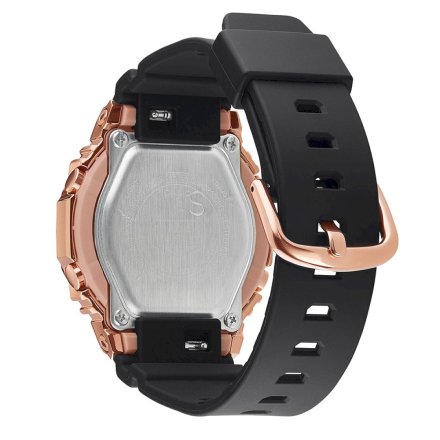 Czarno-różowozłoty zegarek damski Casio G-Shock GM-S2100PG-1A4ER