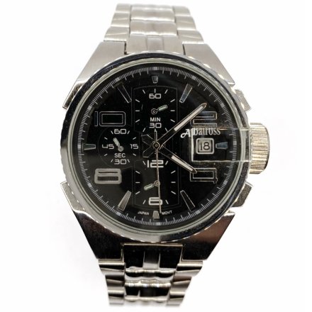 Srebrny męski zegarek z bransoletą ALBATROSS ABDA16-2