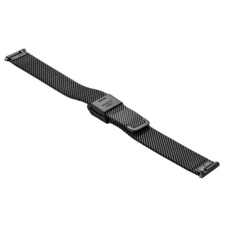 Czarna bransoletka do zegarka / smartwatcha 16 mm Mesh ZEGBM-101/16
