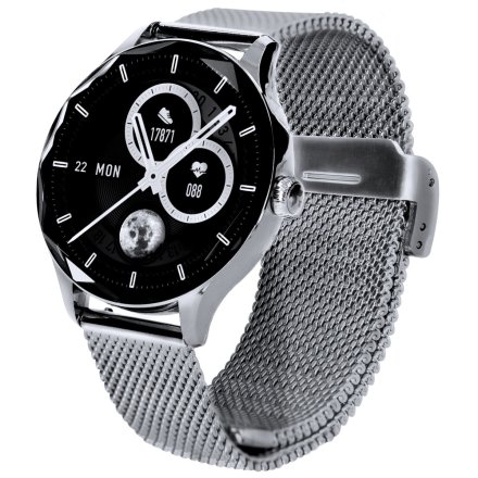 Smartwatch Garett Viva szaro-srebrny