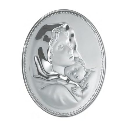 Obrazek srebrny z wizerunkiem Świętej Rodziny V782/3