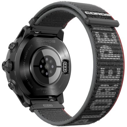 Czarny Coros APEX 2 GPS Outdoor Watch Black WAPX2-BLK