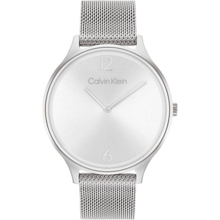 Zegarek damski Calvin Klein Timeless Mesh ze srebrną bransoletką 25200001