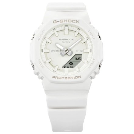 Biały zegarek Casio G-SHOCK damski GMA-P2100-7AER
