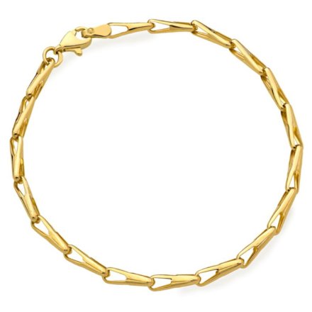 Elegancka złota bransoletka damska SIMPLE ELEGANCE • Złoto 585 2.53g