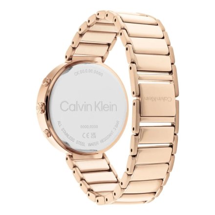 Zegarek damski Calvin Klein Minimalistic T Bar różowozłoty z multidatownikiem 25200283