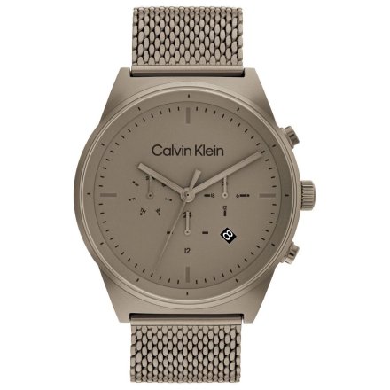 Zegarek męski Calvin Klein Impressive z szarą bransoletką 25200297