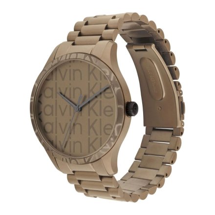 Zegarek Calvin Klein Iconic Bracelet z brązową bransoletką 25200343