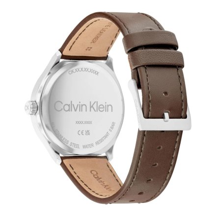 Zegarek męski Calvin Klein Define na brązowym pasku 25200354