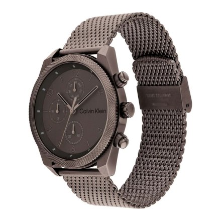 Zegarek męski Calvin Klein Impact  z brązową bransoletką 25200361