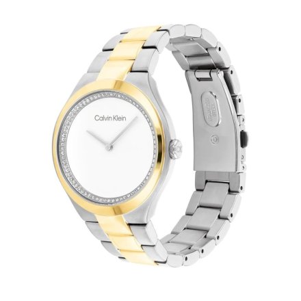 Zegarek damski Calvin Klein Admire ze srebrno-złotą bransoletką 25200366