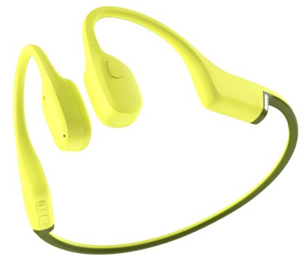 Żółte słuchawki Suunto Sonic Lime SS050947000