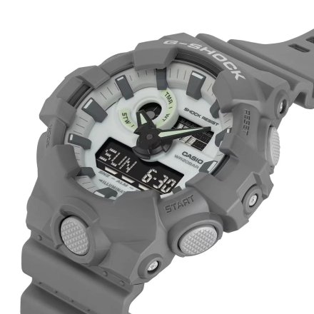 Szary zegarek Casio G-Shock GA-700HD-8AER