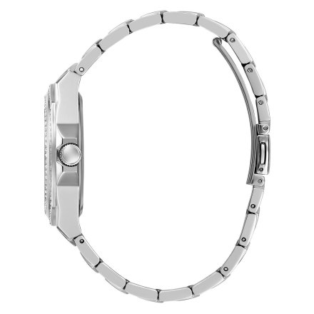Srebrny zegarek damski Guess Ritzy z kryształkami GW0685L1