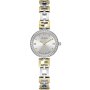 Elegancki srebrno-zloty zegarek damski Guess Lady G z bransoletką GW0656L1