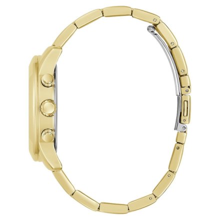 Złoty zegarek damski Guess Fantasia z ozdobioną tarczą GW0559L2 
