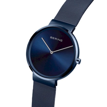 Minimalistyczny niebieski zegarek damski Bering Classic 14539-397
