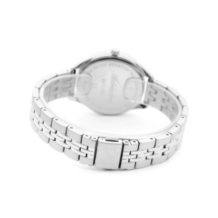 Srebrny zegarek damski Adriatica A3817.511FQ z masą perłową i kryształami