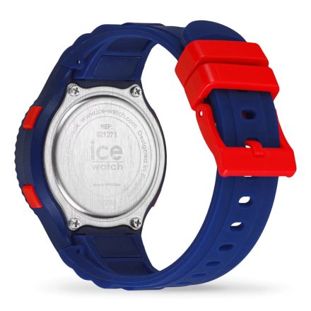 Niebieski zegarek elektroniczny Ice-Watch Digit S Blue Red 021271 + TOREBKA KOMUNIJNA