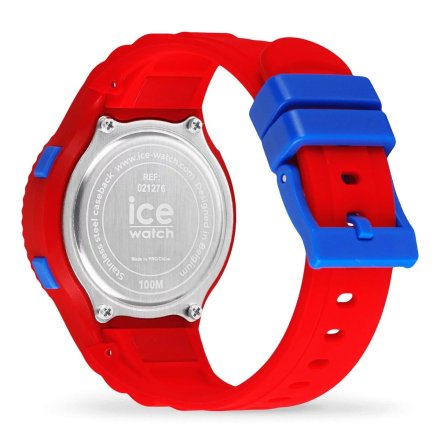 Czerwony zegarek elektroniczny Ice-Watch Digit S Red Blue 021276 + TOREBKA KOMUNIJNA