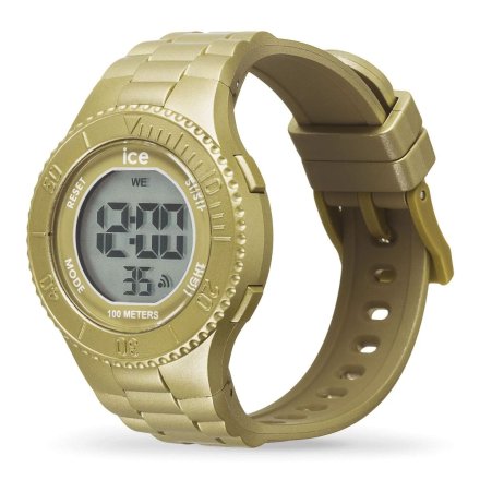Złoty zegarek elektroniczny Ice-Watch Digit S Gold Metallic 021277 + TOREBKA KOMUNIJNA