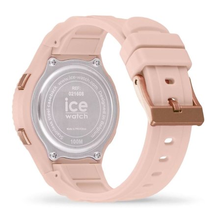 Różowy dziewczęcy zegarek elektroniczny Ice-Watch Digit S Pastel Pink 021609 z wyświetlaczem + TOREBKA KOMUNIJNA