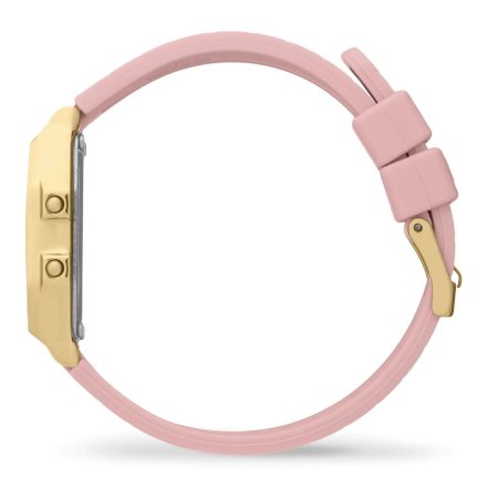 Złoty zegarek elektroniczny Ice-Watch DIGIT RETRO 022056 różowy 