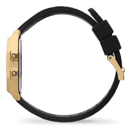 Złoty zegarek elektroniczny Ice-Watch DIGIT RETRO 022064 czarny + TOREBKA KOMUNIJNA