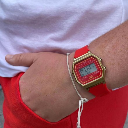 Złoty zegarek elektroniczny Ice-Watch DIGIT RETRO 022070 czerwony + TOREBKA KOMUNIJNA