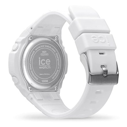 Biały zegarek elektroniczny Ice-Watch ICE DIGIT ULTRA 022093 + TOREBKA KOMUNIJNA