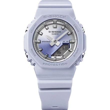 Liliowy zegarek Casio G-SHOCK damski GMA-P2100SG-2AER